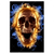 Led Wandbild Schaedel In Flammen Hochformat Produktvorschau Frontal