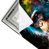 Led Wandbild Schimpanse In Bunten Farben Hochformat Materialvorschau
