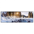 Led Wandbild Schneebedeckte Landschaft Am Fluss Panorama Produktvorschau Frontal