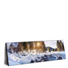 Led Wandbild Schneebedeckte Landschaft Am Fluss Panorama Produktvorschau Seitlich