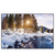 Led Wandbild Schneebedeckte Landschaft Am Fluss Querformat Produktvorschau Frontal