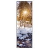 Led Wandbild Schneebedeckte Landschaft Am Fluss Schmal Produktvorschau Frontal