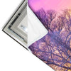 Led Wandbild Schoene Winterlandschaft Hochformat Materialvorschau