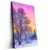 Led Wandbild Schoene Winterlandschaft Hochformat Produktvorschau Seitlich