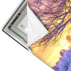 Led Wandbild Schoene Winterlandschaft Panorama Materialvorschau