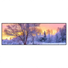 Led Wandbild Schoene Winterlandschaft Panorama Produktvorschau Frontal