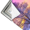 Led Wandbild Schoene Winterlandschaft Quadrat Materialvorschau