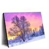 Led Wandbild Schoene Winterlandschaft Querformat Produktvorschau Seitlich