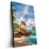 Led Wandbild Schoener Strand Mit Palmen Hochformat Produktvorschau Seitlich