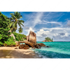 Led Wandbild Schoener Strand Mit Palmen Querformat Motivvorschau