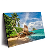 Led Wandbild Schoener Strand Mit Palmen Querformat Produktvorschau Seitlich