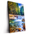 Led Wandbild Schoener Wasserfall Im Wald Hochformat Produktvorschau Seitlich