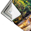 Led Wandbild Schoener Wasserfall Im Wald Querformat Materialvorschau