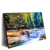 Led Wandbild Schoener Wasserfall Im Wald Querformat Produktvorschau Seitlich