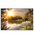 Led Wandbild Schwan Im Teich Querformat Produktvorschau Frontal