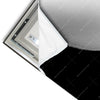 Led Wandbild Schwarze Eleganz Rote Lippen Panorama Materialvorschau