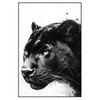 Led Wandbild Schwarzer Panther Hochformat Produktvorschau Frontal