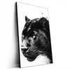 Led Wandbild Schwarzer Panther Hochformat Produktvorschau Seitlich