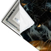 Led Wandbild Schwarzer Panther Im Dschungel Hochformat Materialvorschau