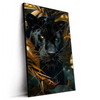 Led Wandbild Schwarzer Panther Im Dschungel Hochformat Produktvorschau Seitlich