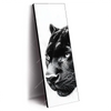Led Wandbild Schwarzer Panther Schmal Produktvorschau Seitlich