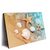 Led Wandbild Seesterne Muscheln Querformat Produktvorschau Seitlich