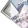 Led Wandbild Skandinavisches Dorf Im Schnee Hochformat Materialvorschau