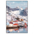 Led Wandbild Skandinavisches Dorf Im Schnee Hochformat Produktvorschau Frontal