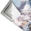Led Wandbild Skandinavisches Dorf Im Schnee Querformat Materialvorschau