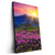 Led Wandbild Sommerberg Im Sonnenuntergang Hochformat Produktvorschau Seitlich