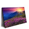 Led Wandbild Sommerberg Im Sonnenuntergang Querformat Produktvorschau Seitlich