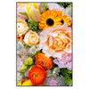 Led Wandbild Sommerblumen Hochformat Produktvorschau Frontal