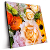 Led Wandbild Sommerblumen Quadrat Produktvorschau Seitlich