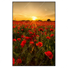 Led Wandbild Sommerlandschaft Mit Rotem Mohn Hochformat Produktvorschau Frontal