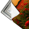 Led Wandbild Sommerlandschaft Mit Rotem Mohn Panorama Materialvorschau
