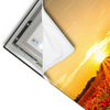 Led Wandbild Sommerlandschaft Mit Rotem Mohn Schmal Materialvorschau
