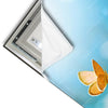 Led Wandbild Sommerwiese Mit Schmetterlingen Hochformat Materialvorschau