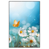 Led Wandbild Sommerwiese Mit Schmetterlingen Hochformat Produktvorschau Frontal