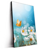 Led Wandbild Sommerwiese Mit Schmetterlingen Hochformat Produktvorschau Seitlich