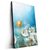 Led Wandbild Sommerwiese Mit Schmetterlingen Hochformat Produktvorschau Seitlich