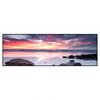 Led Wandbild Sonnenaufgang Am Strand Mit Felsen Panorama Produktvorschau Frontal