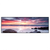 Led Wandbild Sonnenaufgang Am Strand Mit Felsen Panorama Produktvorschau Frontal