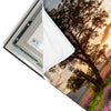Led Wandbild Sonnenaufgang Im Lavendelfeld Hochformat Materialvorschau