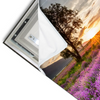 Led Wandbild Sonnenaufgang Im Lavendelfeld Querformat Materialvorschau