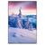 Led Wandbild Sonnenaufgang Im Schnee Hochformat Produktvorschau Frontal