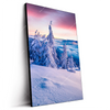 Led Wandbild Sonnenaufgang Im Schnee Hochformat Produktvorschau Seitlich