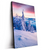 Led Wandbild Sonnenaufgang Im Schnee Hochformat Produktvorschau Seitlich