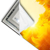 Led Wandbild Sonnenblumen Im Abendlicht Hochformat Materialvorschau