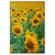 Led Wandbild Sonnenblumenfeld Hochformat Produktvorschau Frontal