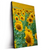 Led Wandbild Sonnenblumenfeld Hochformat Produktvorschau Seitlich